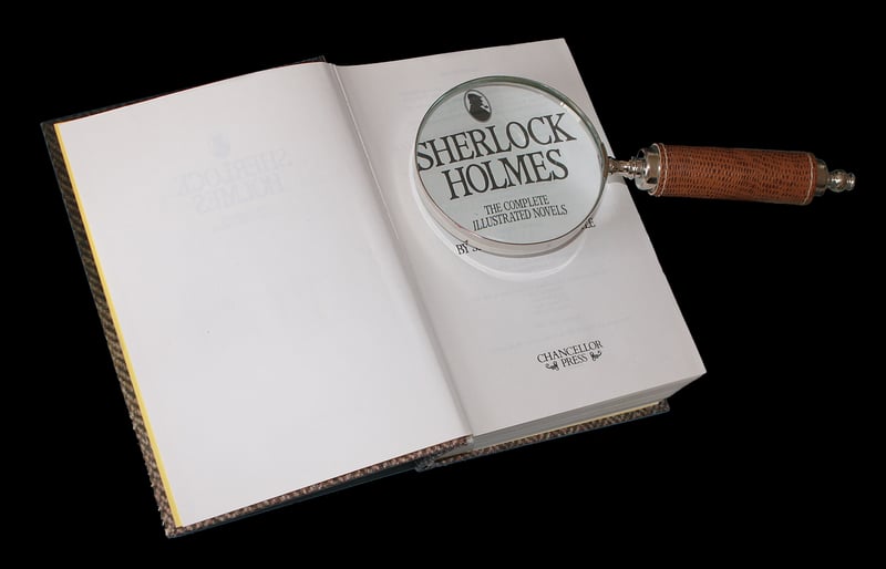 Magnifying glass detective